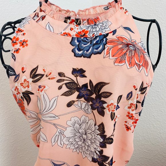 ABS COLLECTION Sleeveless Floral Dress NWT pink - Picture 5 of 14